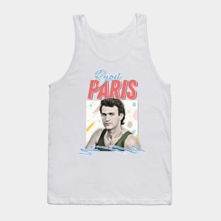 Ryan Paris / Italo Disco 80s Aesthetic Tribute Design Tank Top